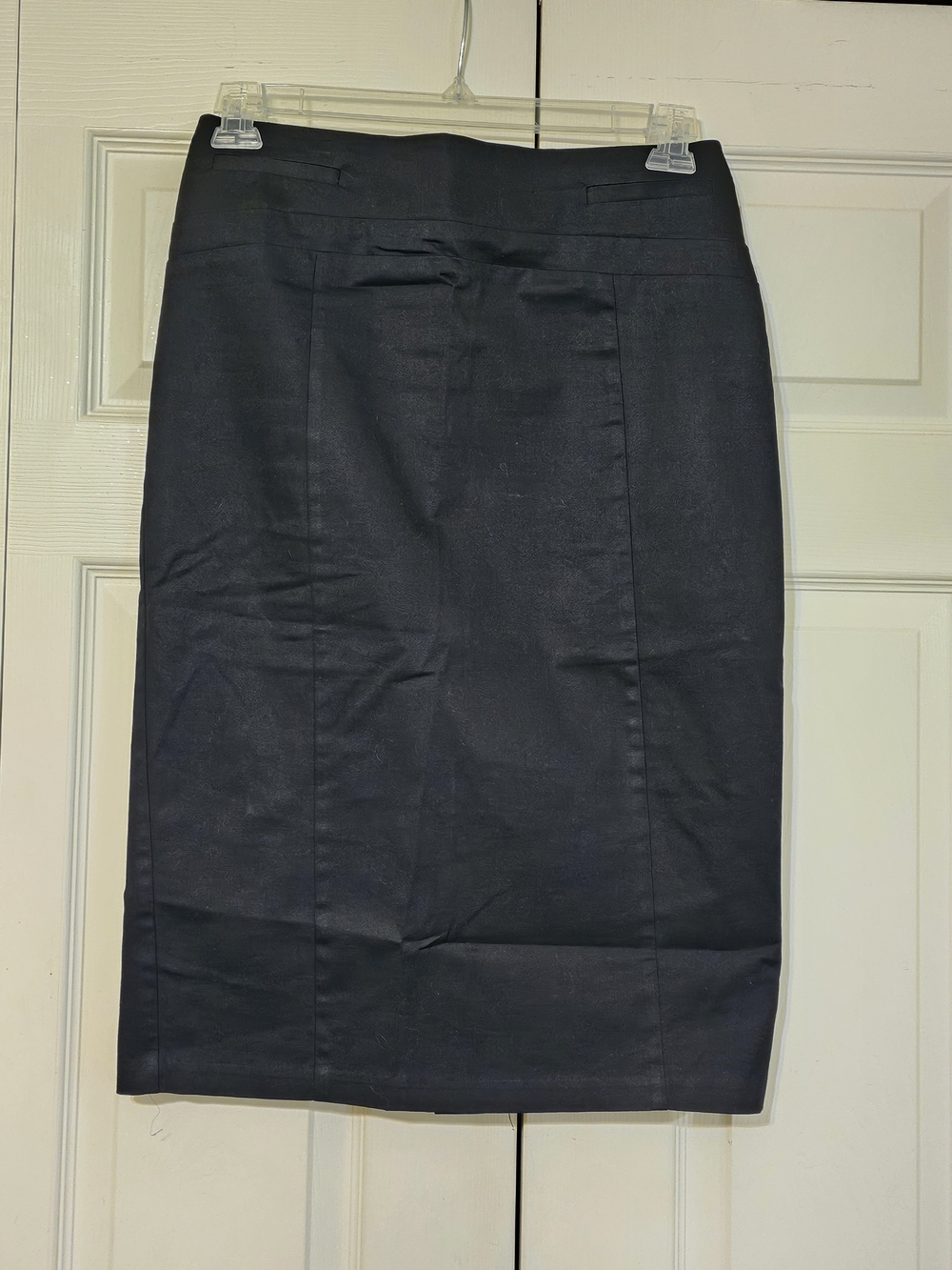 New York & Company Sleek Black Pencil Skirt